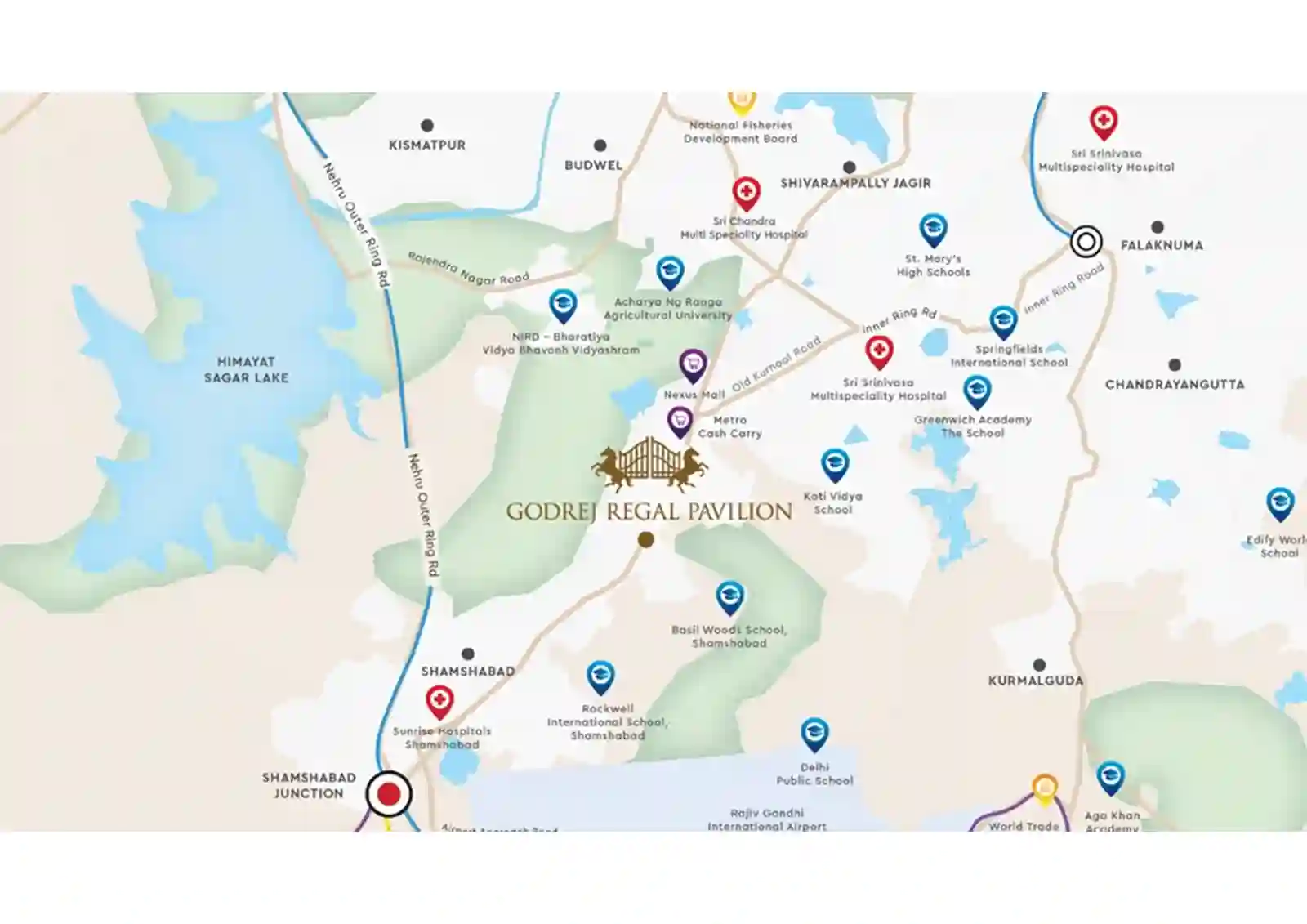 godrej-regal-pavilion-location-map